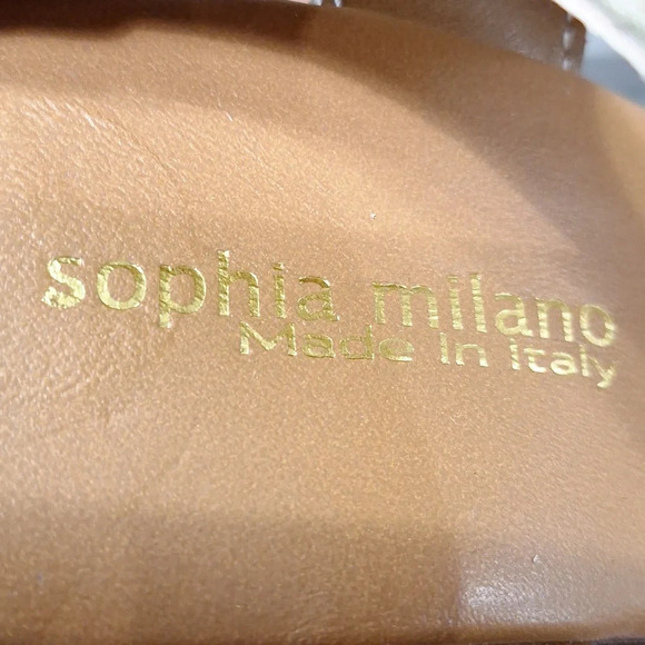 Sophia Milano NEW Made In Italy Bohemian Coquette Platform Chunky Y2K Heels Sz.9 - Picture 10 of 12